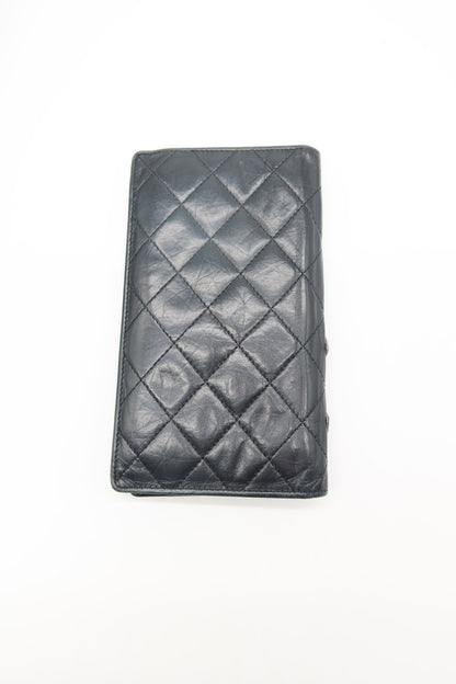 '07- '08 Chanel Cambon Black Wallet