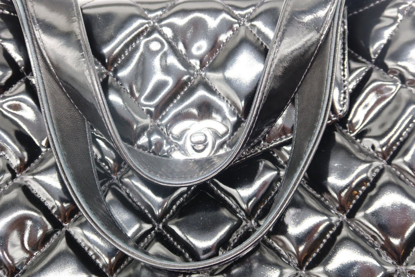 Vintage Chanel Quilted CC Turnlock Bag