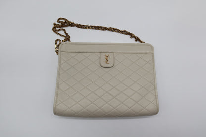 YSL Baby Victoire Quilted Clutch Bag