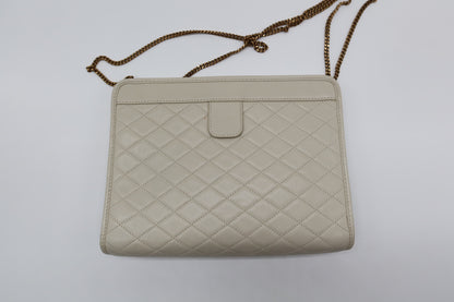 YSL Baby Victoire Quilted Clutch Bag