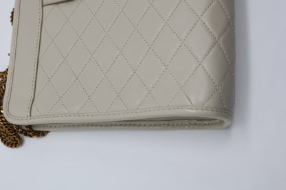 YSL Baby Victoire Quilted Clutch Bag