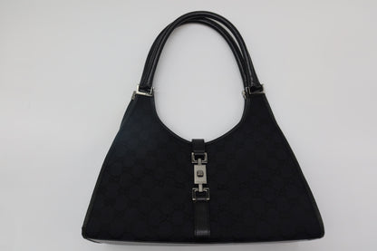 Vintage Gucci Jackie Black Canvas