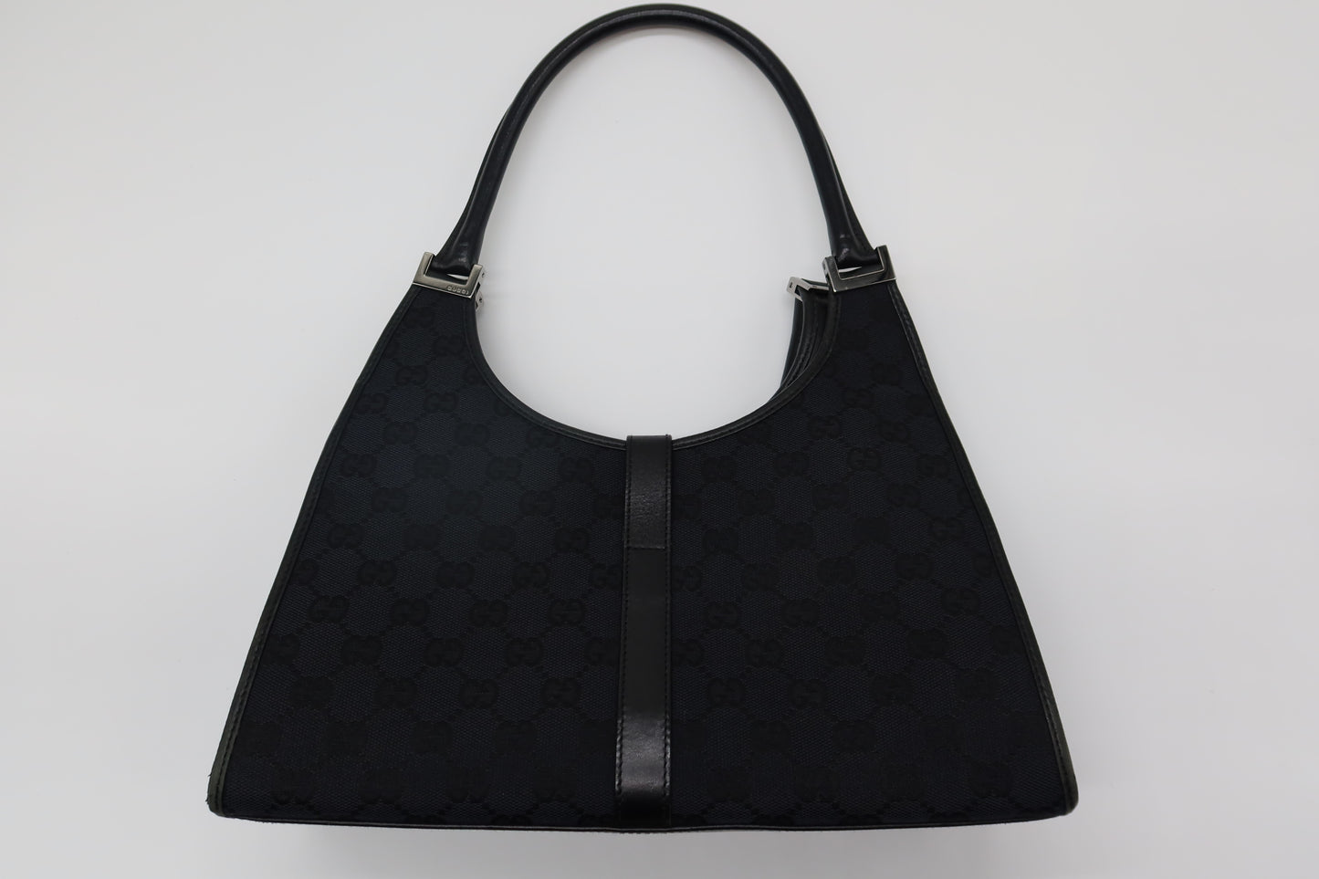 Vintage Gucci Jackie Black Canvas