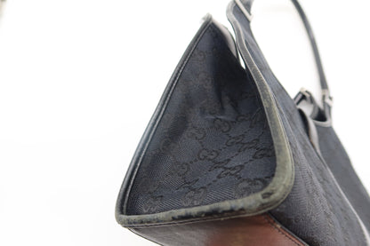 Vintage Gucci Jackie Black Canvas