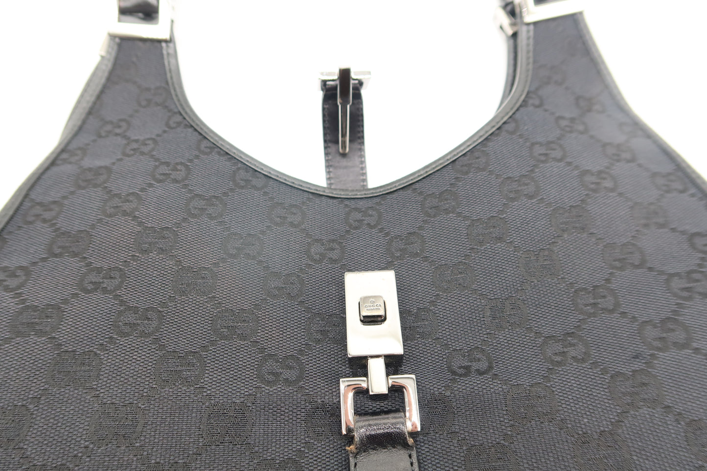 Vintage Gucci Jackie Black Canvas