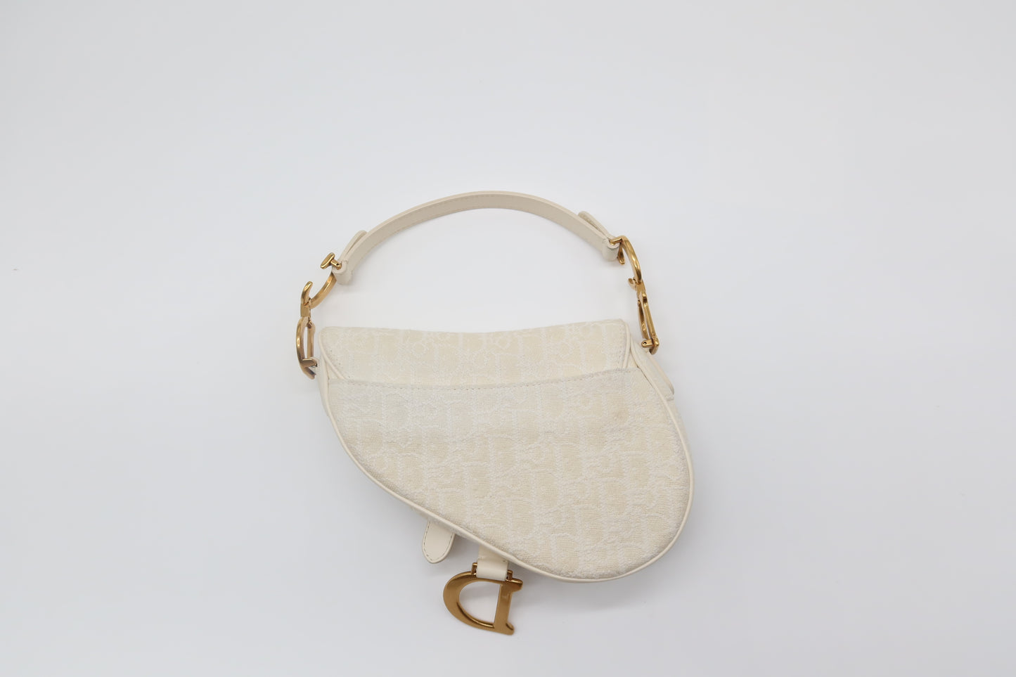 CD Mini Oblique Jacquard Saddle Bag