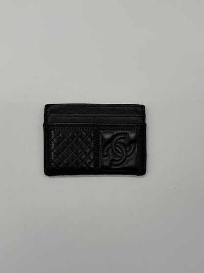 Chanel Vintage Black Card Holder