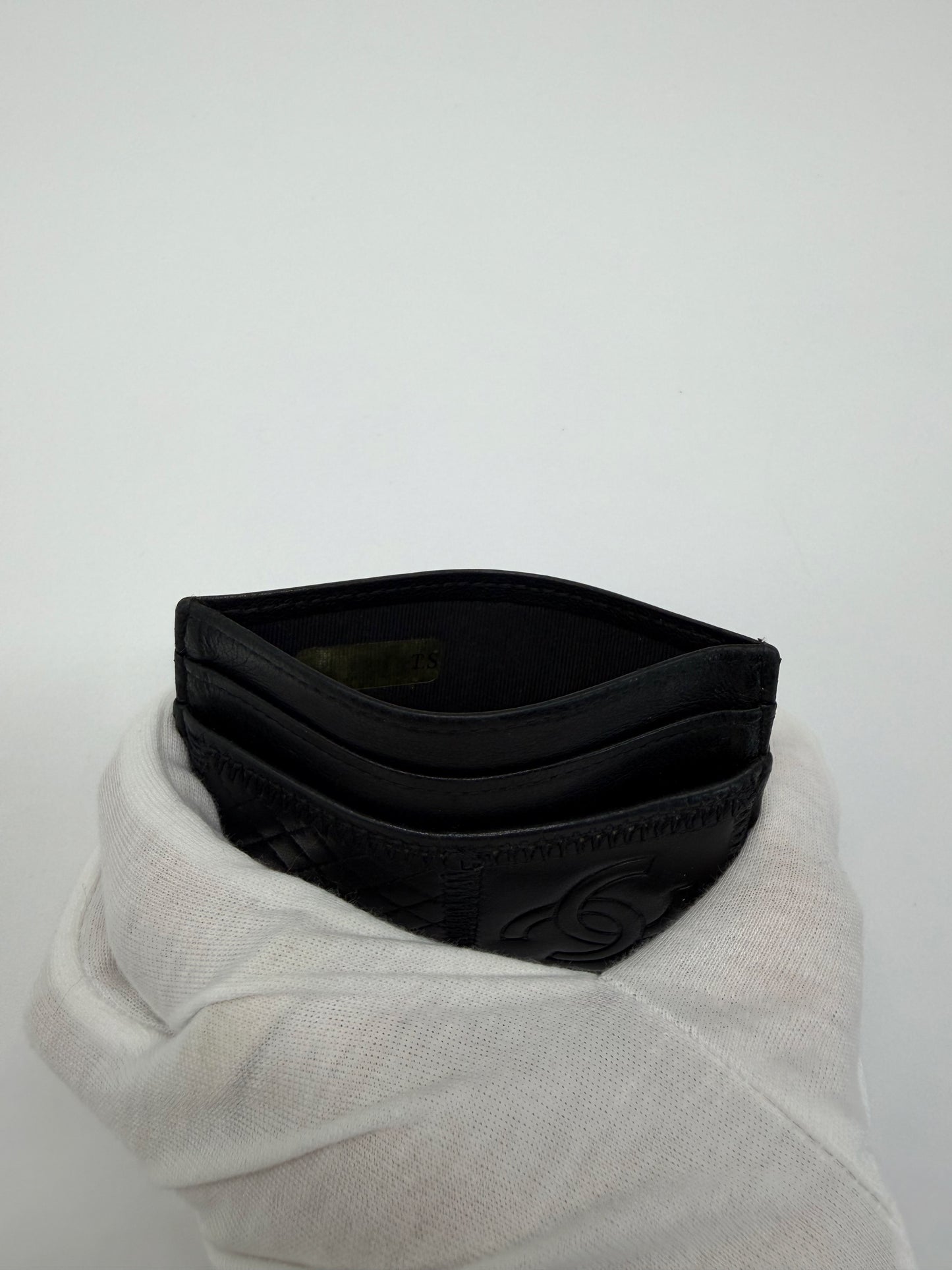 Chanel Vintage Black Card Holder