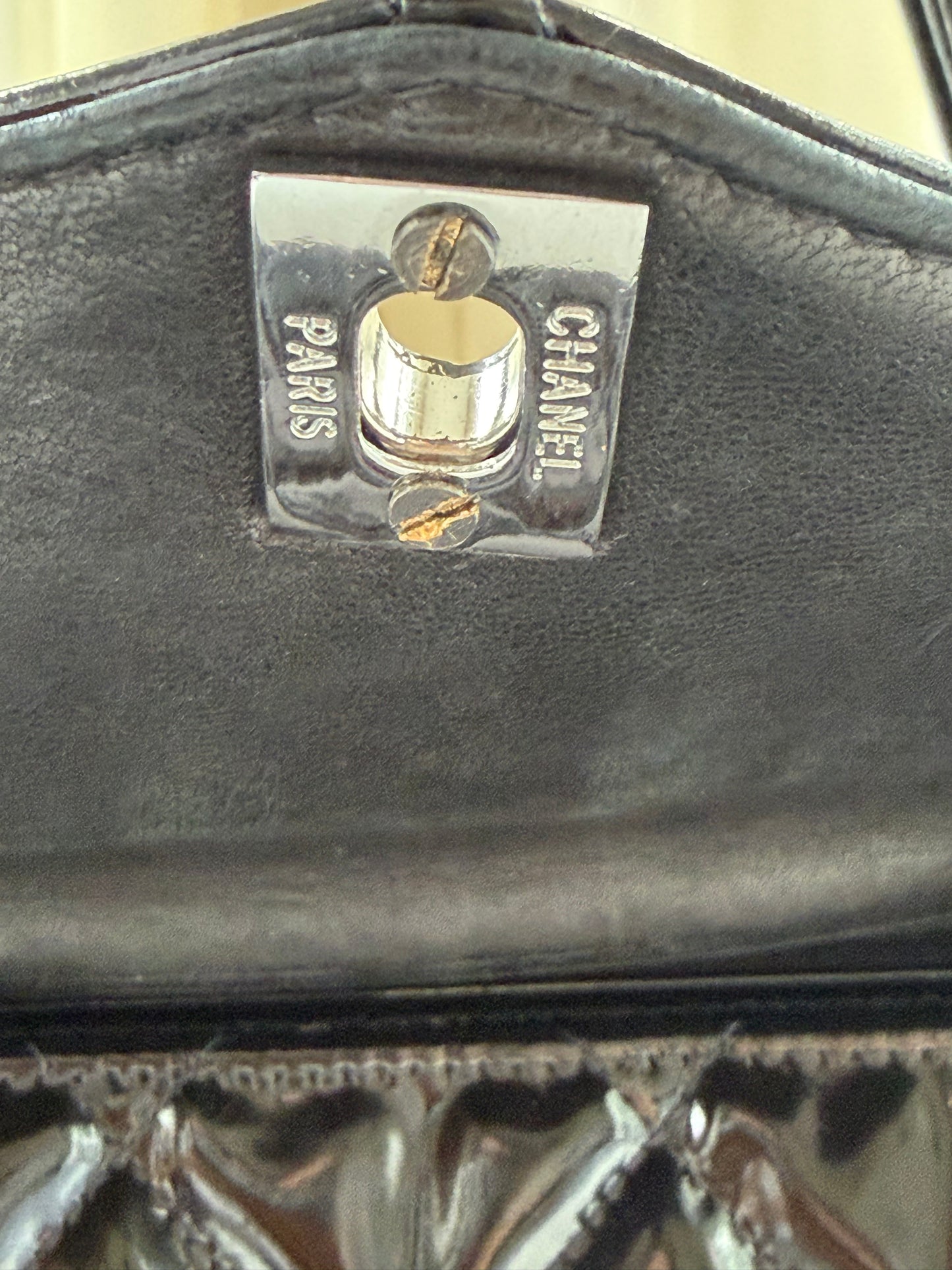 Vintage Chanel Quilted CC Turnlock Bag