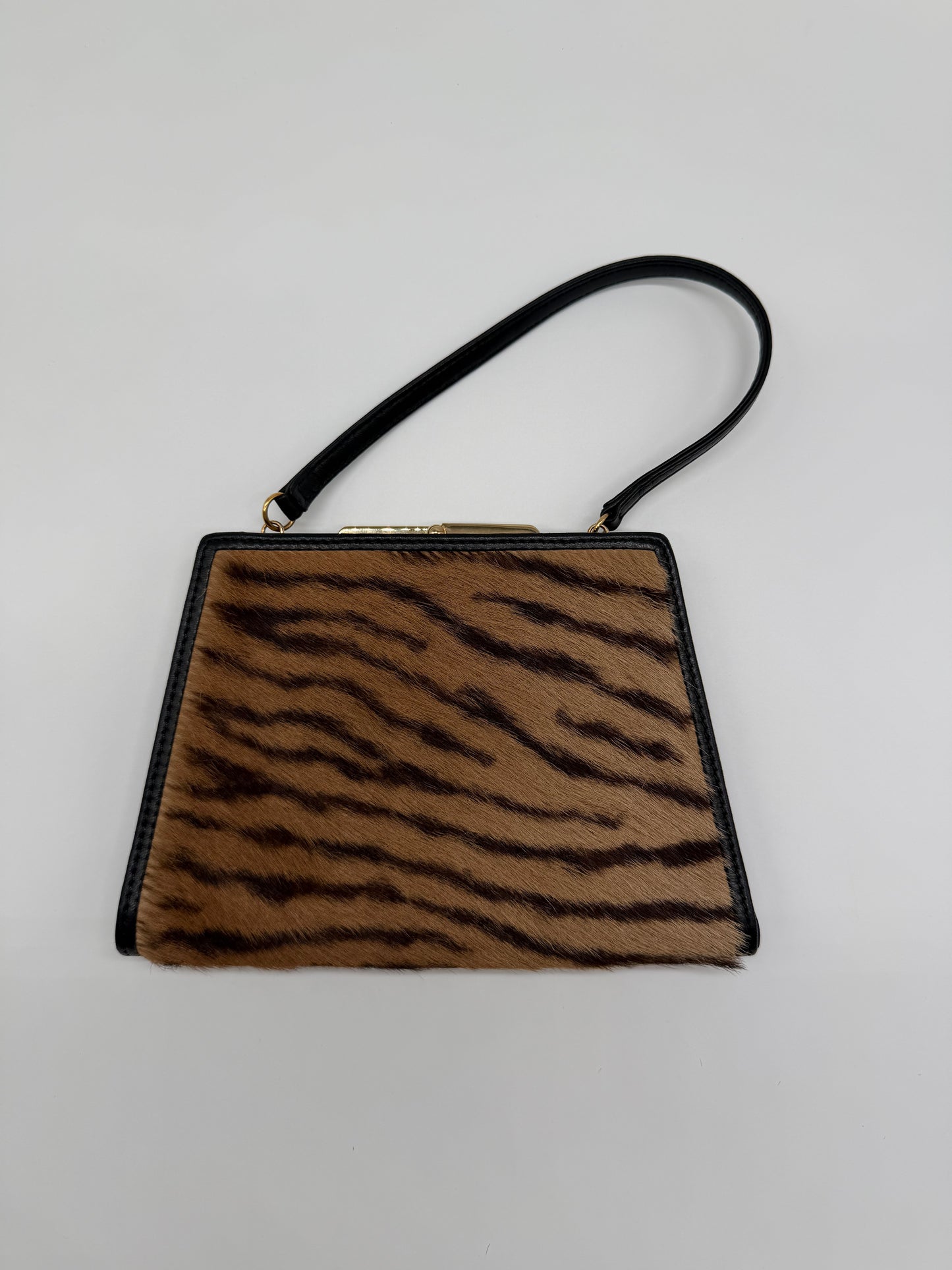 Loewe Vintage Tiger Calf Hair Evening Bag