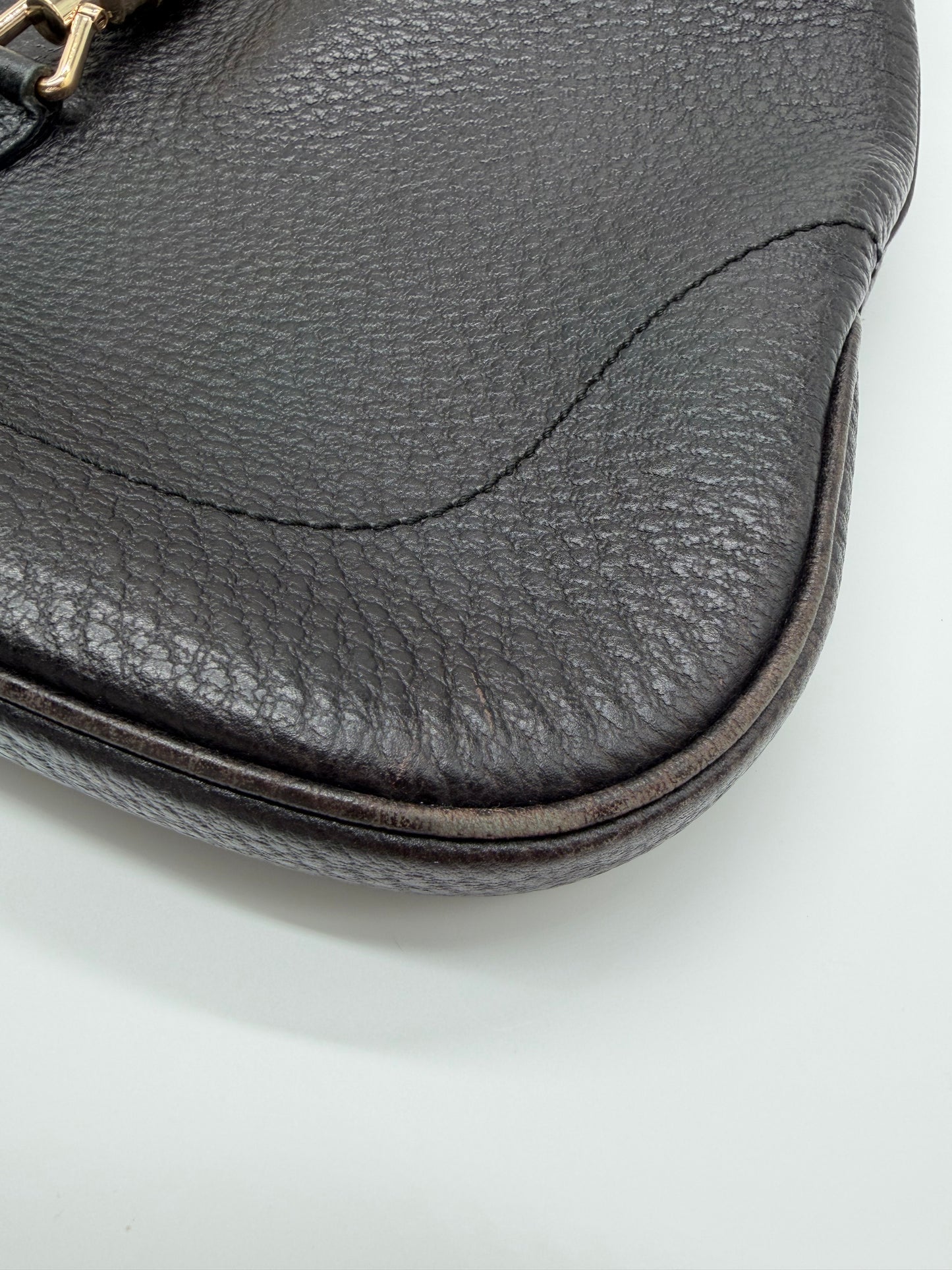 Gucci Jackie Black Leather
