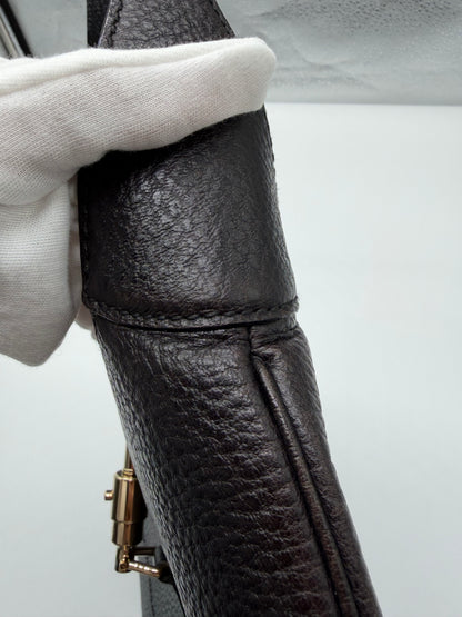 Gucci Jackie Black Leather