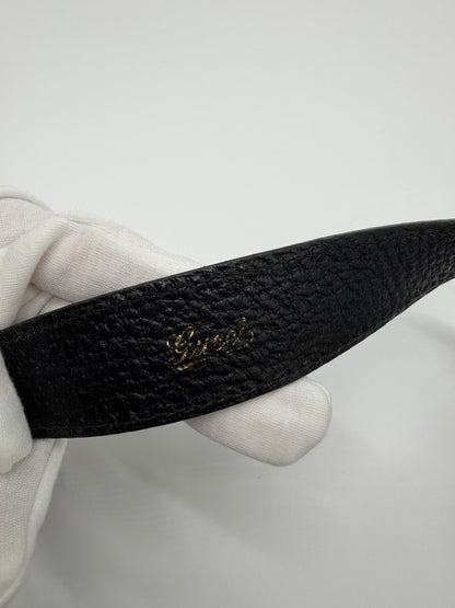 Gucci Jackie Black Leather