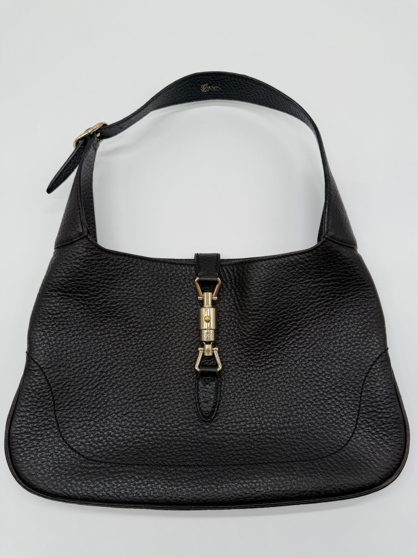 Gucci Jackie Black Leather