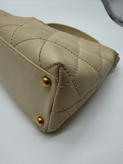 Chanel Vintage Mini Calfskin Wild Stitch Hobo