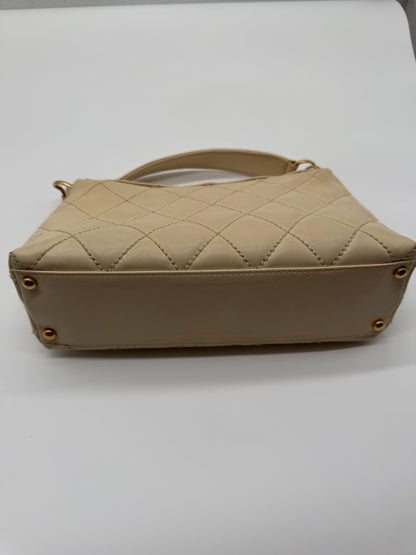 Chanel Vintage Mini Calfskin Wild Stitch Hobo