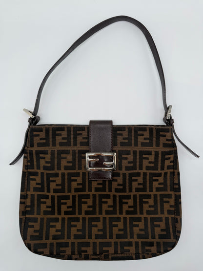 Vintage Fendi Zucca Shoulder Bag