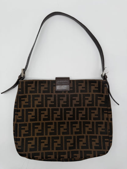 Vintage Fendi Zucca Shoulder Bag