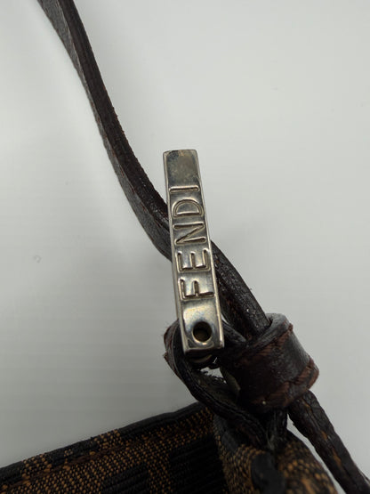 Vintage Fendi Zucca Shoulder Bag