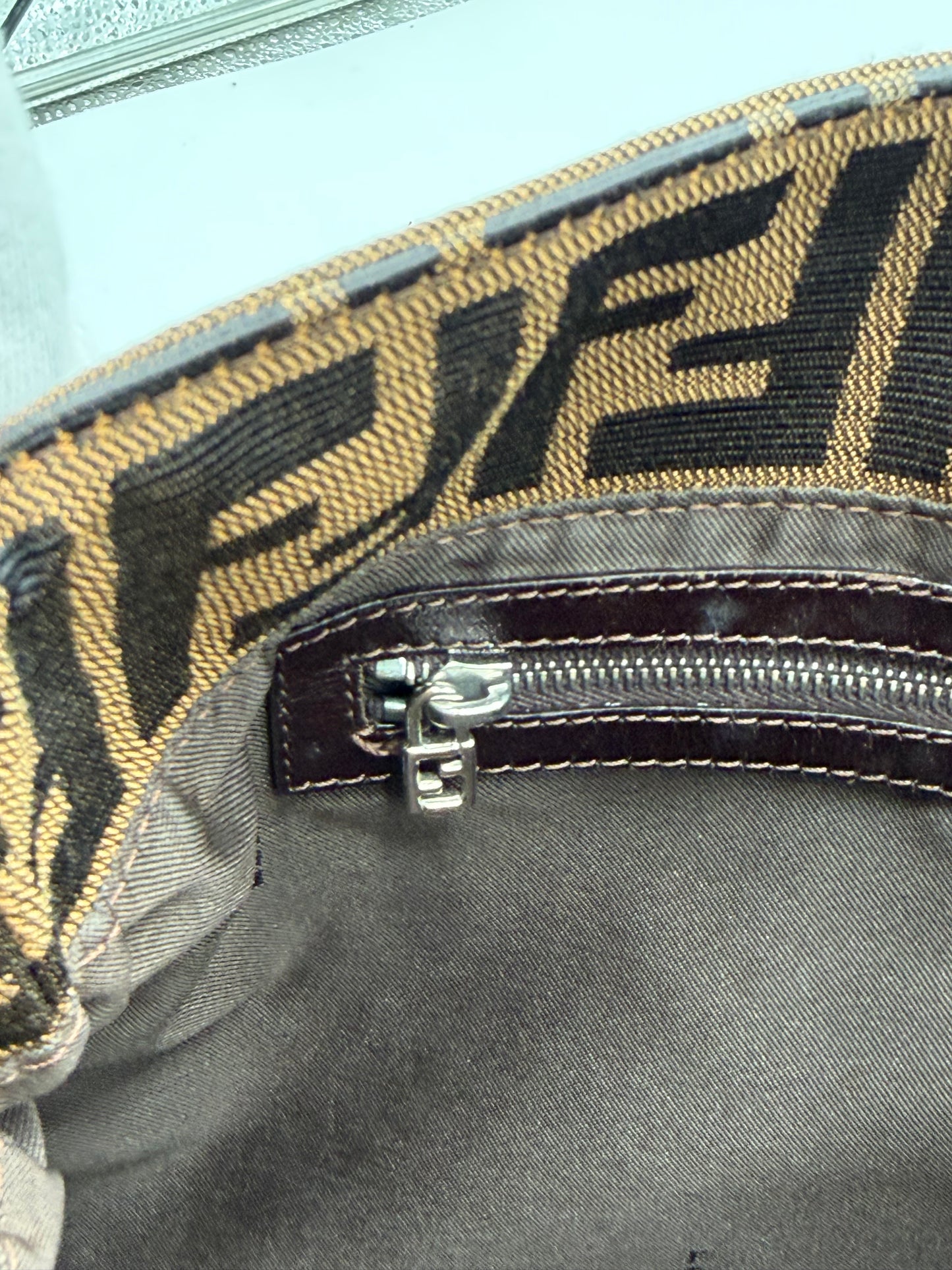 Vintage Fendi Zucca Shoulder Bag