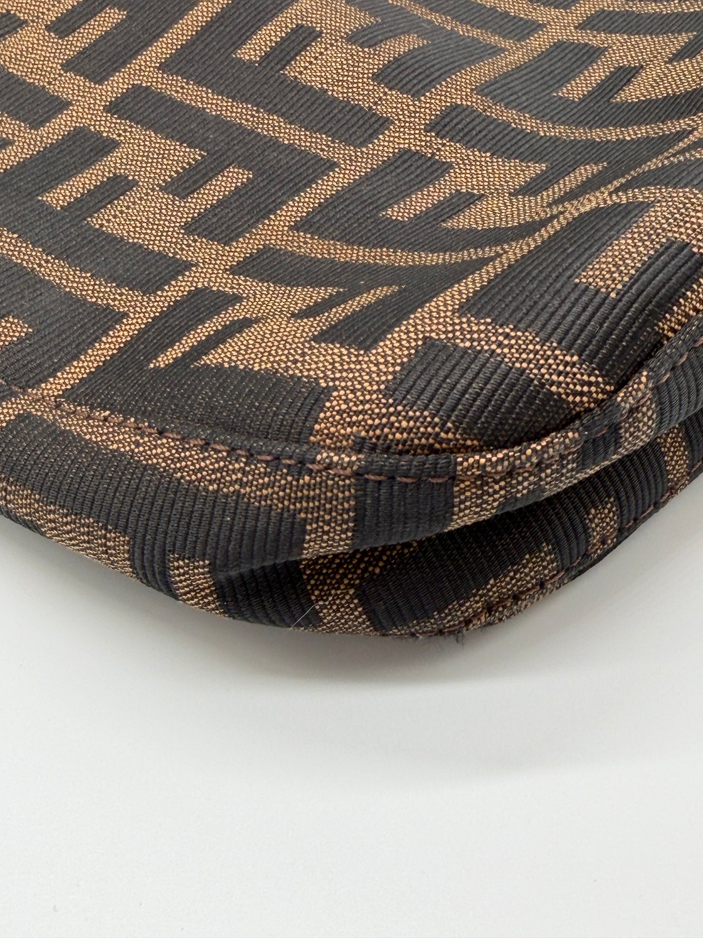 Vintage Fendi Zucca Shoulder Bag
