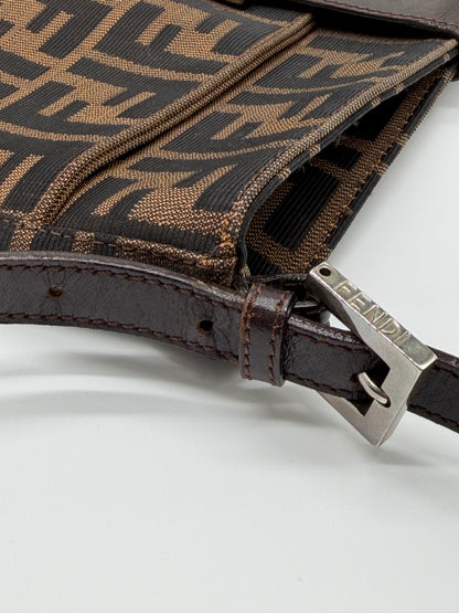 Vintage Fendi Zucca Shoulder Bag