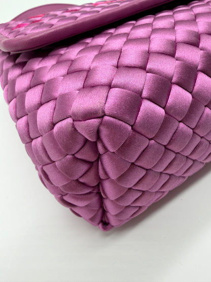Bottega Veneta Satin Olimpia Butterfly Shoulder Bag