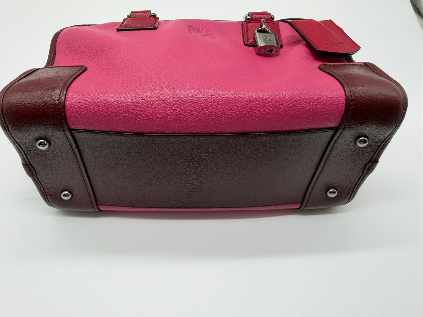 Loewe Amazona 28 Two-Tone Leather Satchel