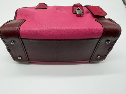 Loewe Amazona 28 Two-Tone Leather Satchel