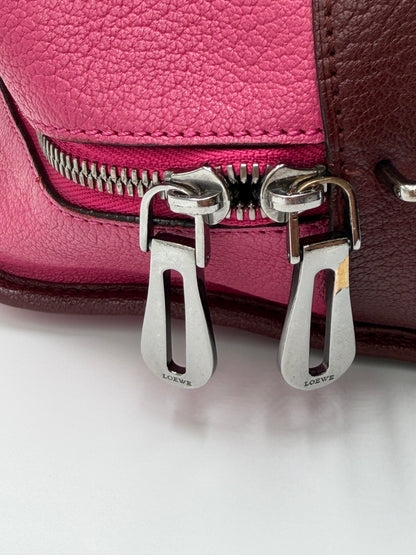 Loewe Amazona 28 Two-Tone Leather Satchel