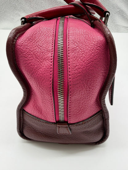 Loewe Amazona 28 Two-Tone Leather Satchel