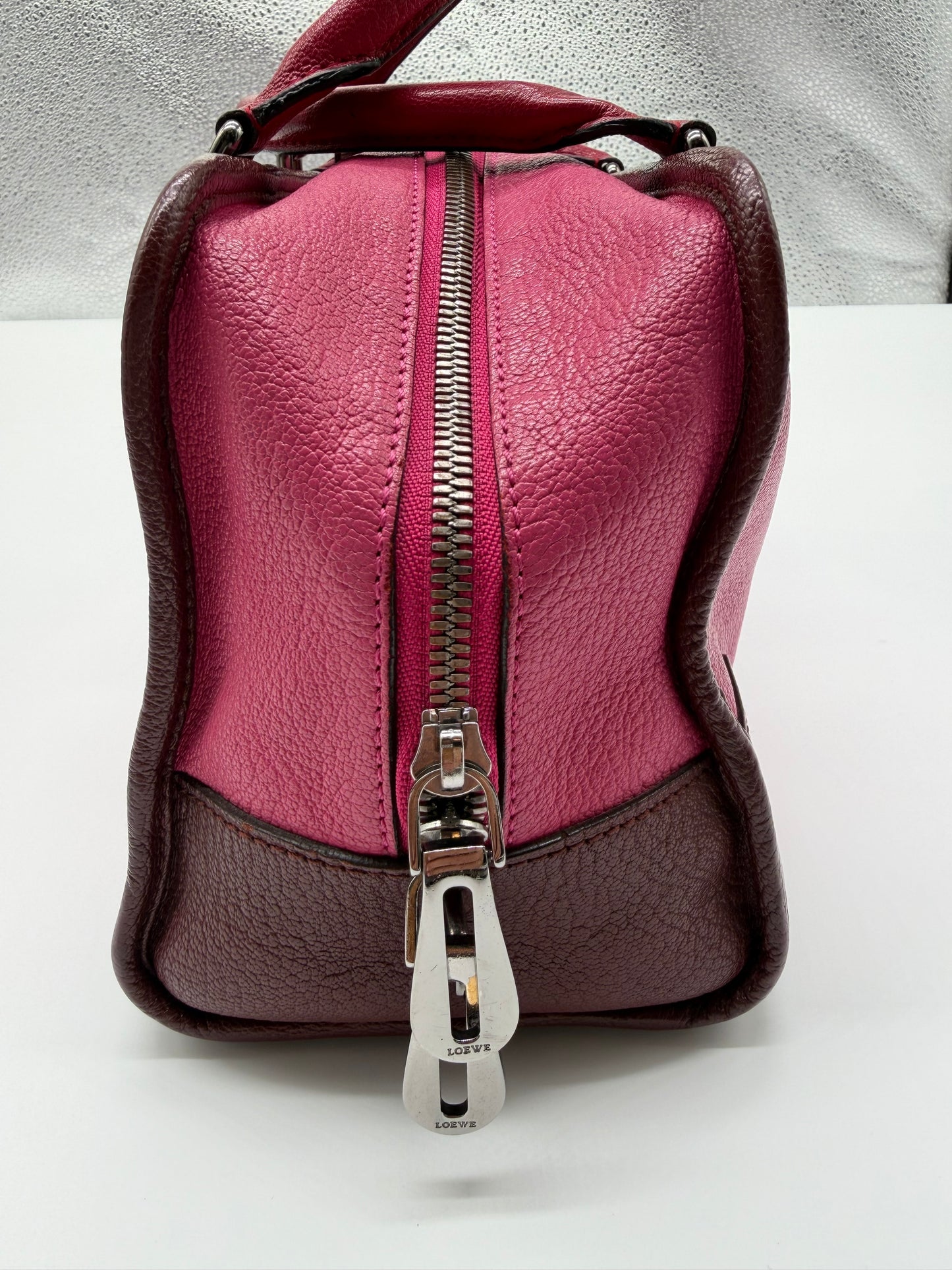 Loewe Amazona 28 Two-Tone Leather Satchel