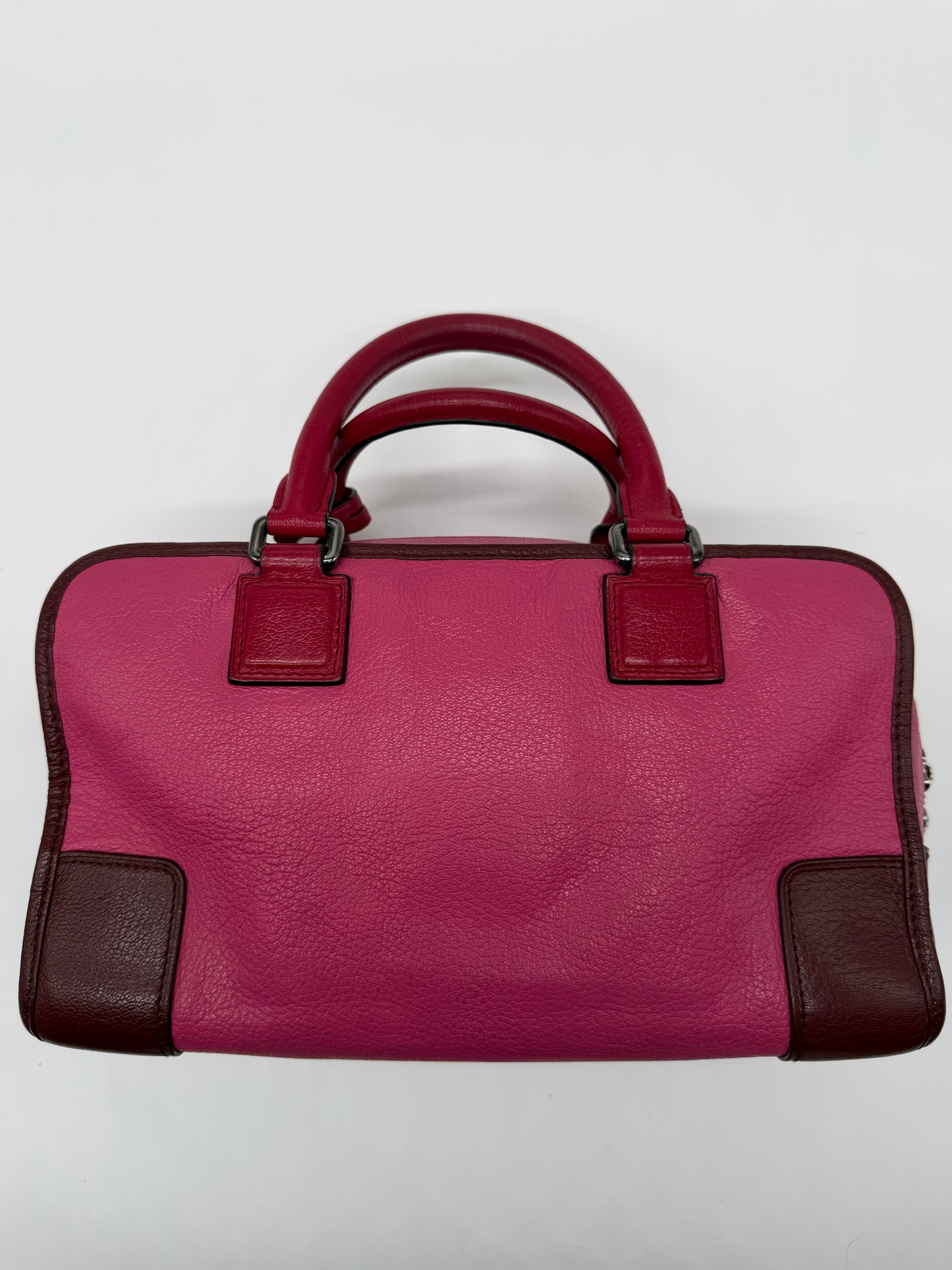 Loewe Amazona 28 Two-Tone Leather Satchel