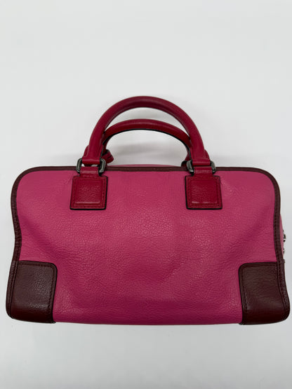 Loewe Amazona 28 Two-Tone Leather Satchel