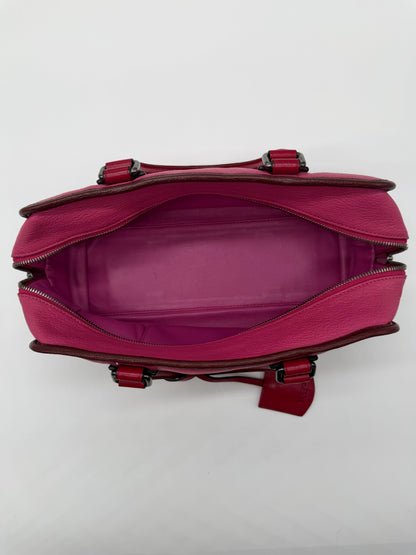 Loewe Amazona 28 Two-Tone Leather Satchel