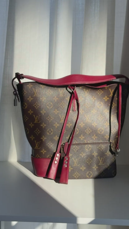 Louis Vuitton Monogram Burgundy Bucket Bag