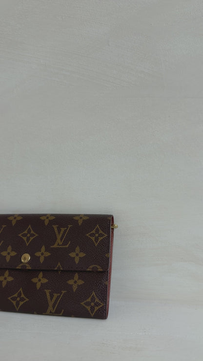 LV Monogram Sarah Wallet