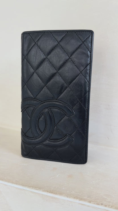 Chanel Cambon Black Wallet '07- '08