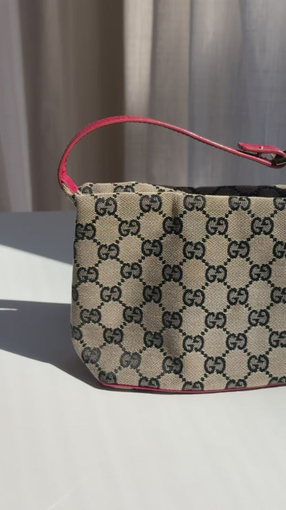 Vintage GG Canvas Mini Boat Bag