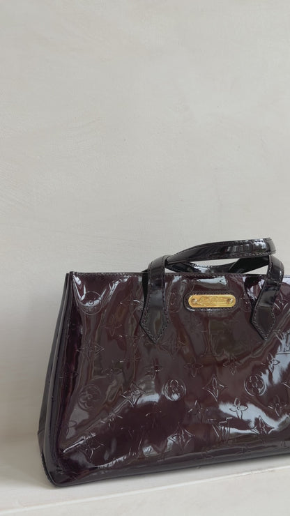 Louis Vuitton Vernis Wilshire PM Amarante