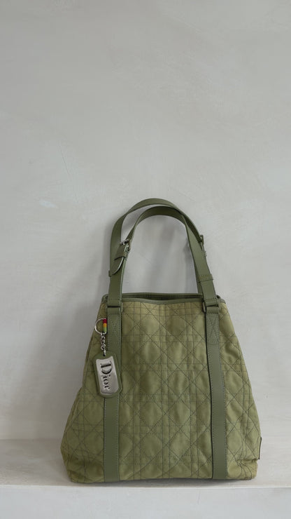 Dior Canvas Tote: John Galliano Era