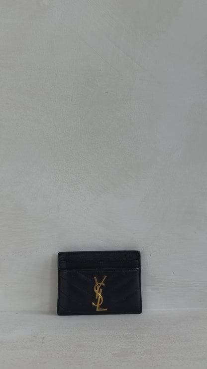 YSL Cassandre Card Holder