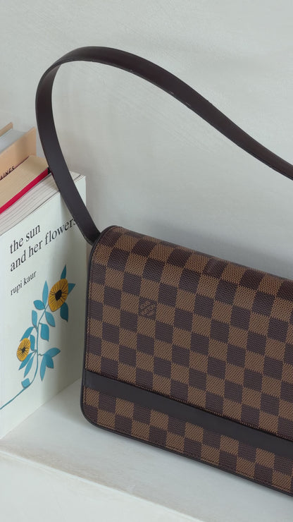 LV Damier Ebène Tribeca Bag