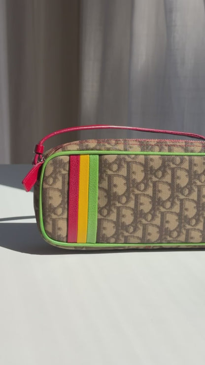 Vintage Dior 2004 John Galliano Rasta Baguette