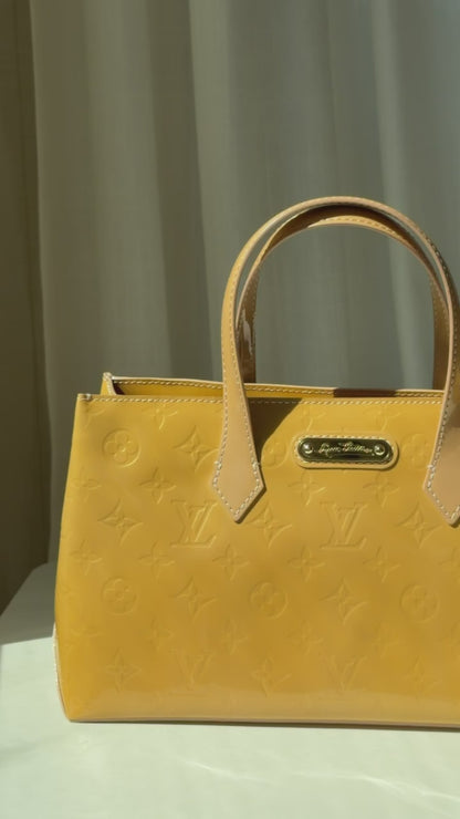 LV Yellow Vernis Tote