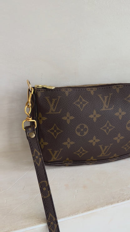 LV Monogram Pochette w/ Strap